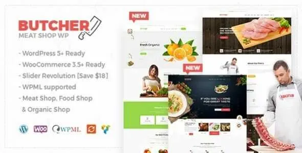 Butcher Theme GPL v2.39 – Meat Shop WooCommerce WordPress Theme