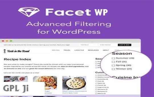 FacetWP GPL Plugin v4.3.4 – Advanced Filtering for WordPress