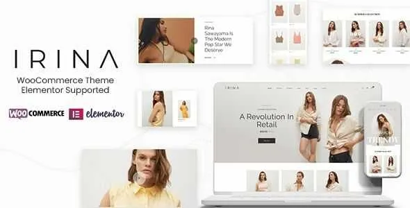 IRINA Elementor WooCommerce Theme GPL