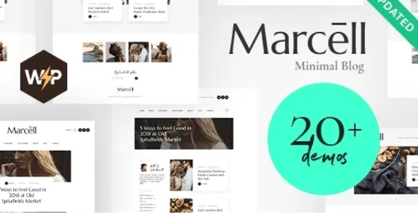 Marcell Theme GPL v1.2.11 – Personal Blog & Magazine WordPress Theme