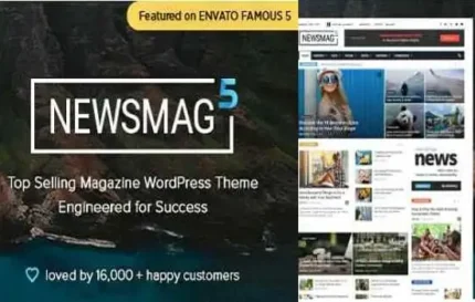 Newsmag Theme GPL – Newspaper & Magazine WordPress Theme