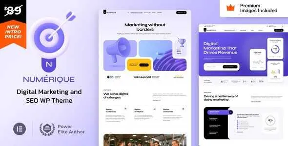 Numérique Theme GPL v5.3 – SEO Digital Marketing WordPress Websites
