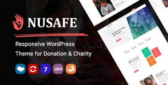 Nusafe Theme GPL v1.25 – Theme for Donation & Charity Nusafe Theme GPL v1.25 – Theme for Donation & Charity