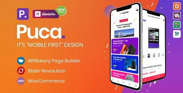 Puca Theme GPL v2.6.26 – Optimized Mobile WooCommerce Latest Version