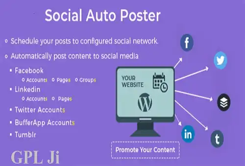 Social Auto Poster GPL v5.4.5 – WordPress Post Scheduler & Reposter Plugin