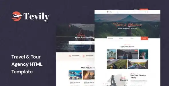 Tevily Theme GPL – Travel & Tour Booking WordPress Theme