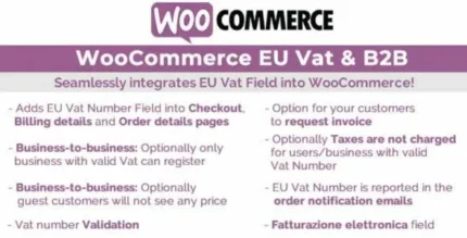WooCommerce Eu Vat & B2B GPL