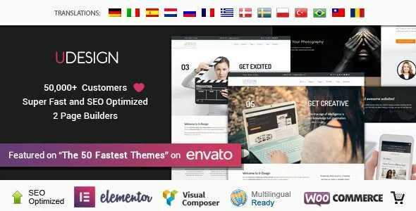 uDesign Theme GPL v4.12.1 – Responsive WordPress Websites