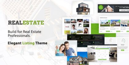 Real Estate 7 Theme GPL v3.6.5 – Professional Real Estate WordPress Theme